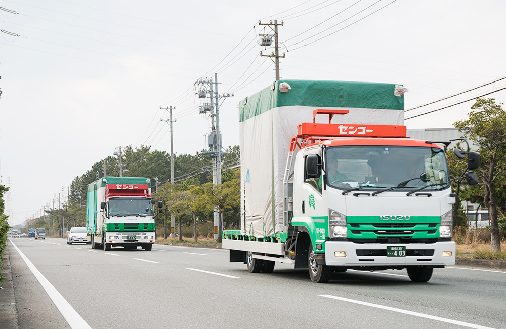 4tトラックドライバー正社員募集